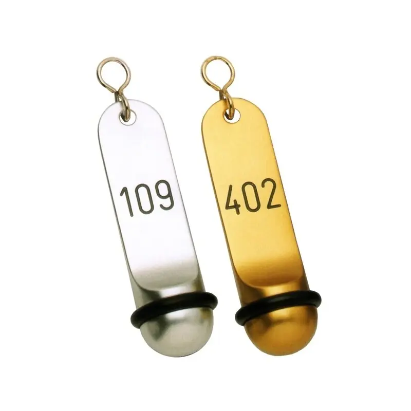 Hotel-Schlüsselanhänger Gold - Länge 11,5 cm Sale