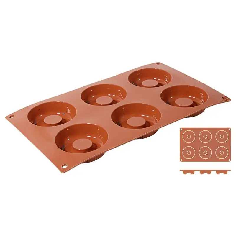 Silikon-Backmatte Savarin Ø 7,2 cm Expressversand