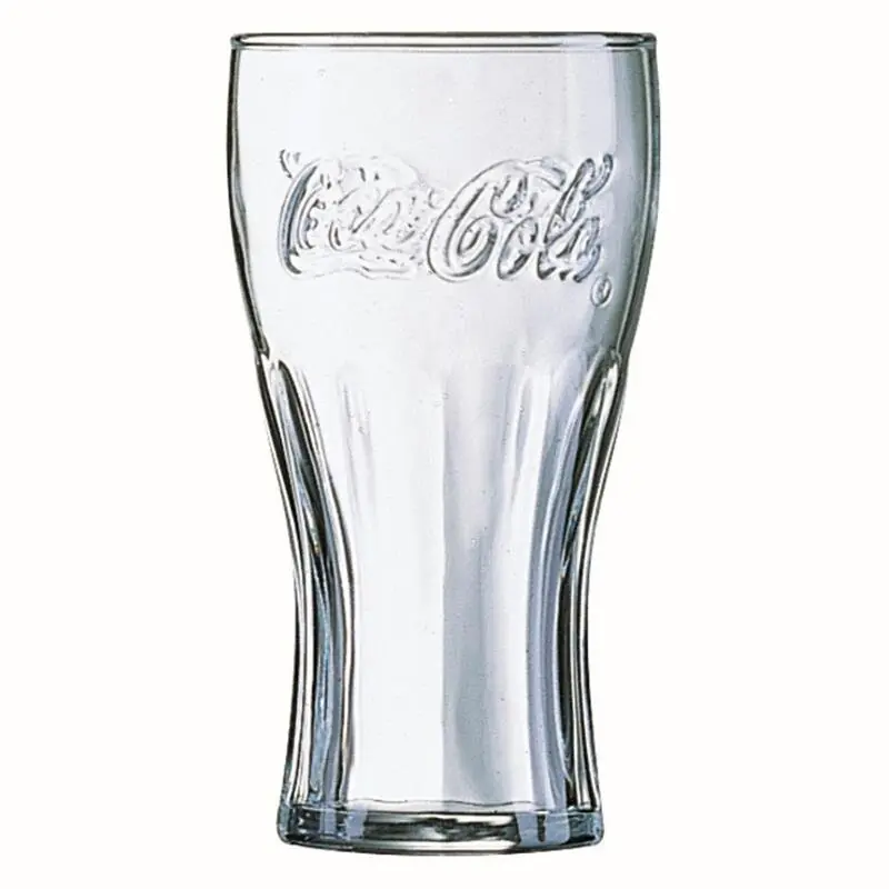 Neue Ware Coca-Cola Konturglas, Füllstrich: 0,2 Liter