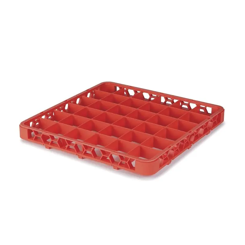Gläserspülkorb Aufsatz Orange mit 36 Fächern Top-Angebot