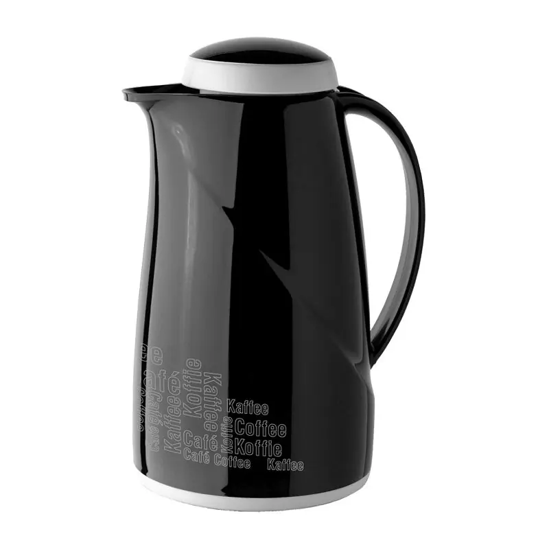 Isolierkanne Wave "COFFEE BREAK" schwarz 1,0 Liter Versand Am Gleichen Tag