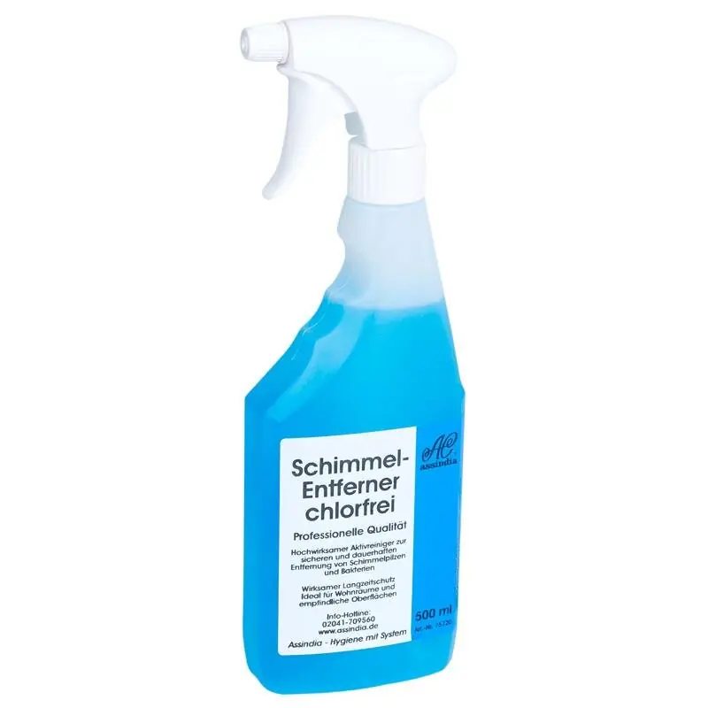 Schimmelentferner Professional Chlorfrei, 500ml Flasche mit Pump-Sprayer Echt