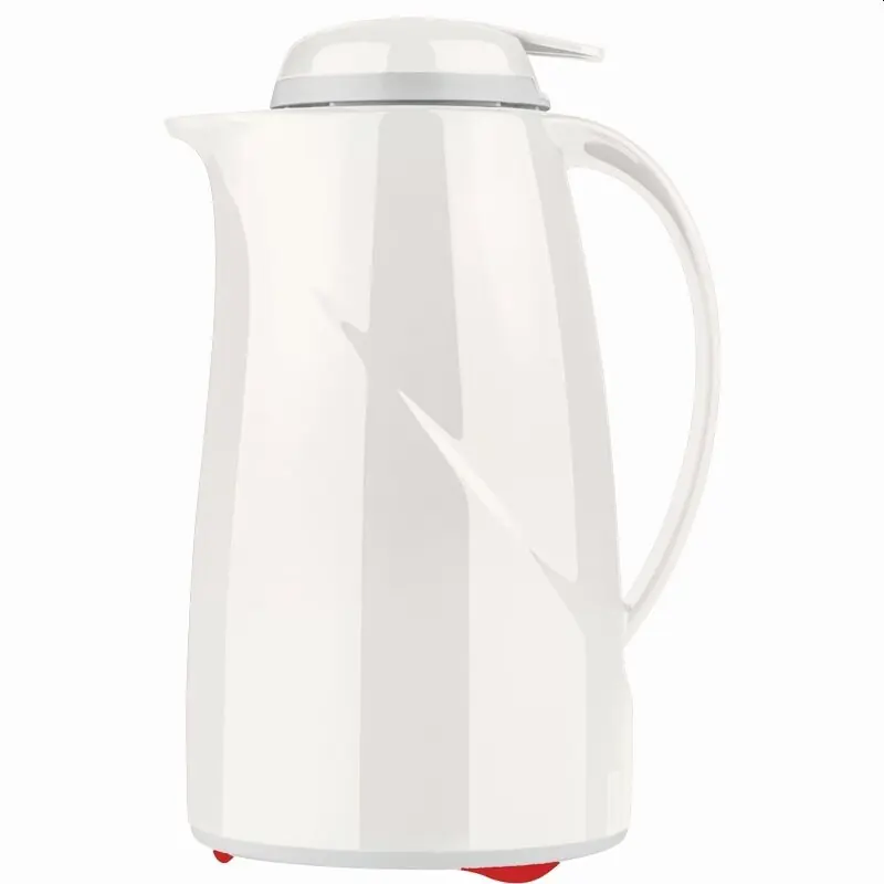 Markenware Isolierkanne Wave Push weiß 1,5 Liter