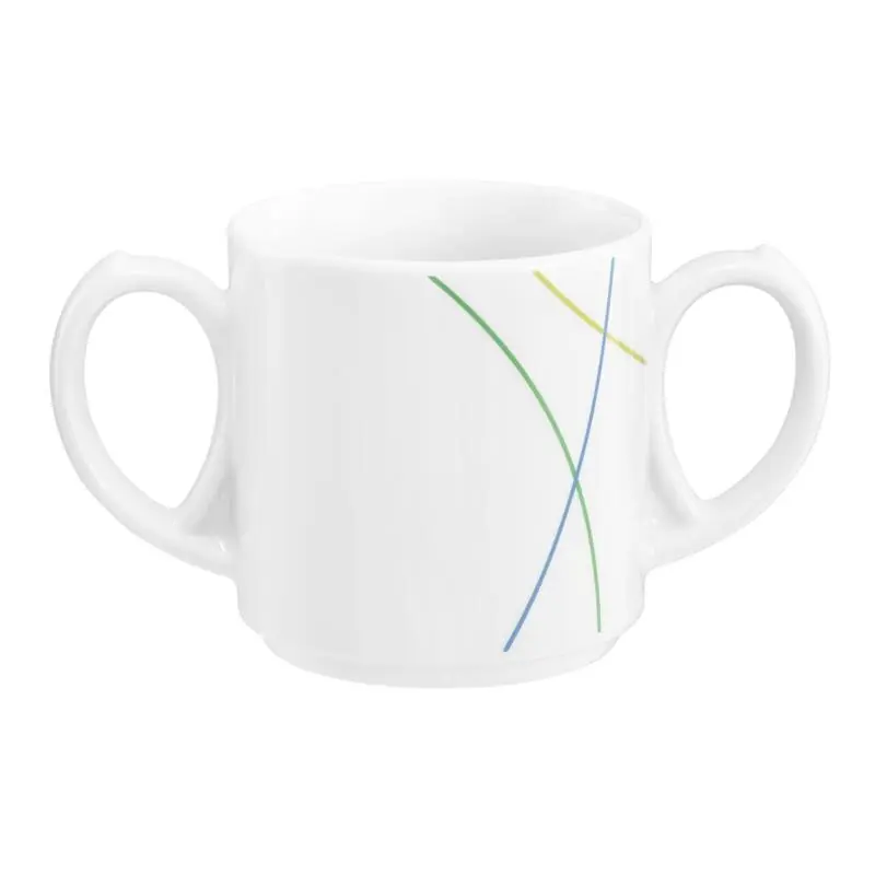 Aktuell Community, Green Line, Kaffeebecher mit 2 Henkel, Inhalt: 28 cl