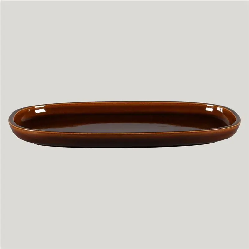 Highlight Rakstone Ease Platte oval honey, L: 30,2 cm, B: 20 cm, H: 2,5 cm