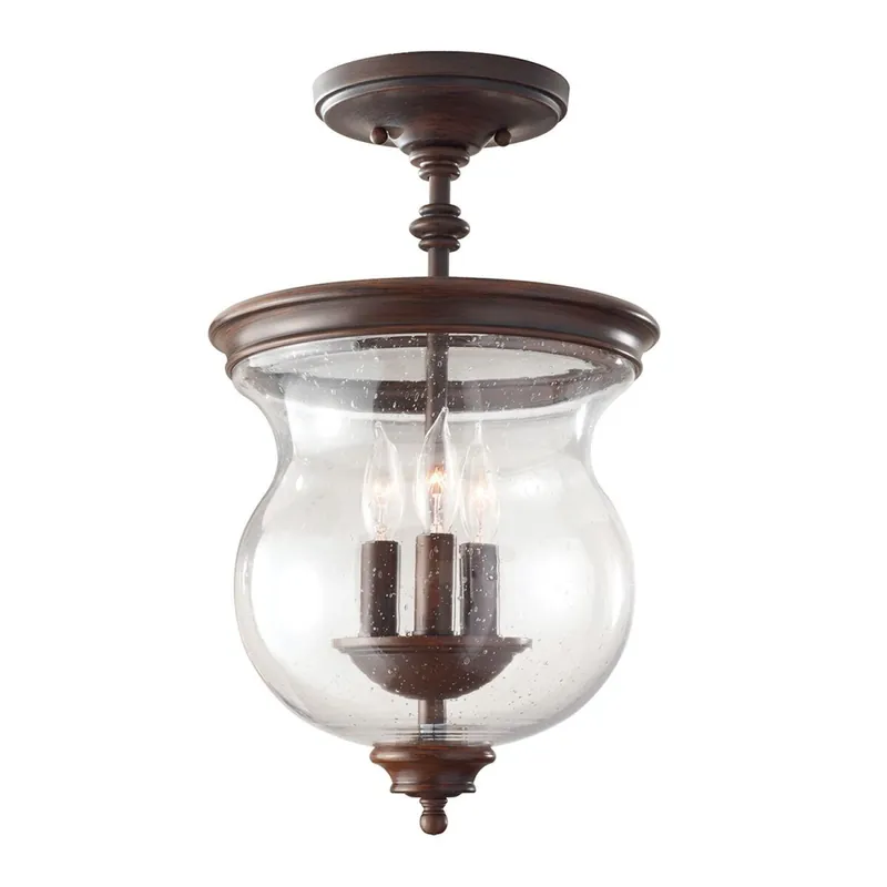 Deckenleuchte JASCHA Bronze 3-flmg Design Lampe Preiswert