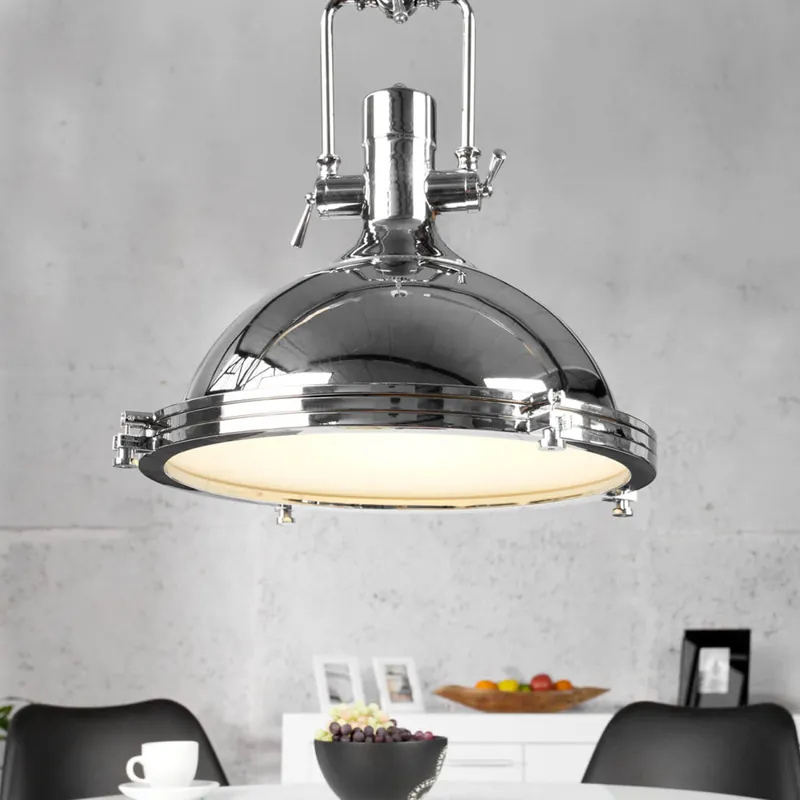 Begrenztes Angebot Pendelleuchte Ø45cm Industrie Wohnzimmerlampe Chrom