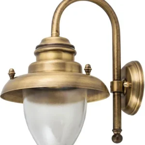 Aktuell Wetterfeste Wandlampe MARIOS Messing Maritim Hof