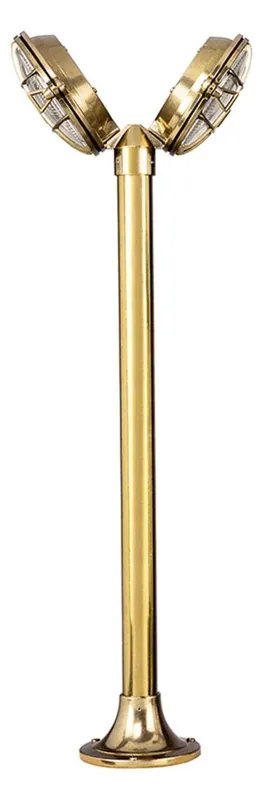 Gartenlampe SERIFOS Messing H:58cm Maritim außen Super-Preis