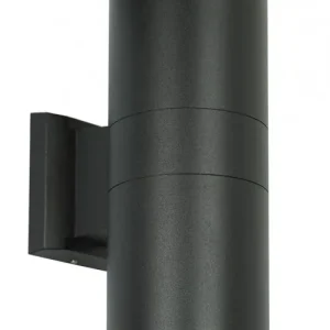 Angebot Außen Wandlampe IP54 Up Down Schwarz H:27cm