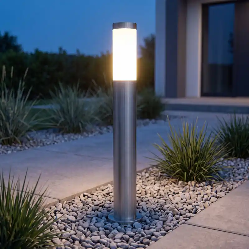 Wegeleuchte Edelstahl 65 cm IP44 blendarm E27 Wochenendangebot