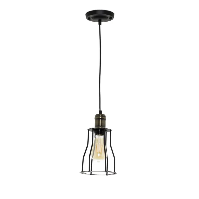 Echt Pendelleuchte DURHAM in Kupfer E27 Industrial Design