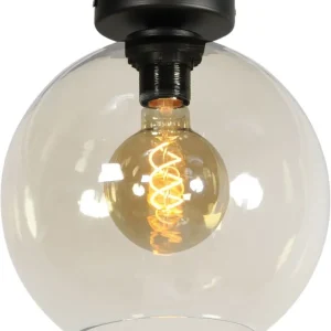 Deckenlampe rund Kugel Ø 25 cm E27 Rauchglas Beliebt