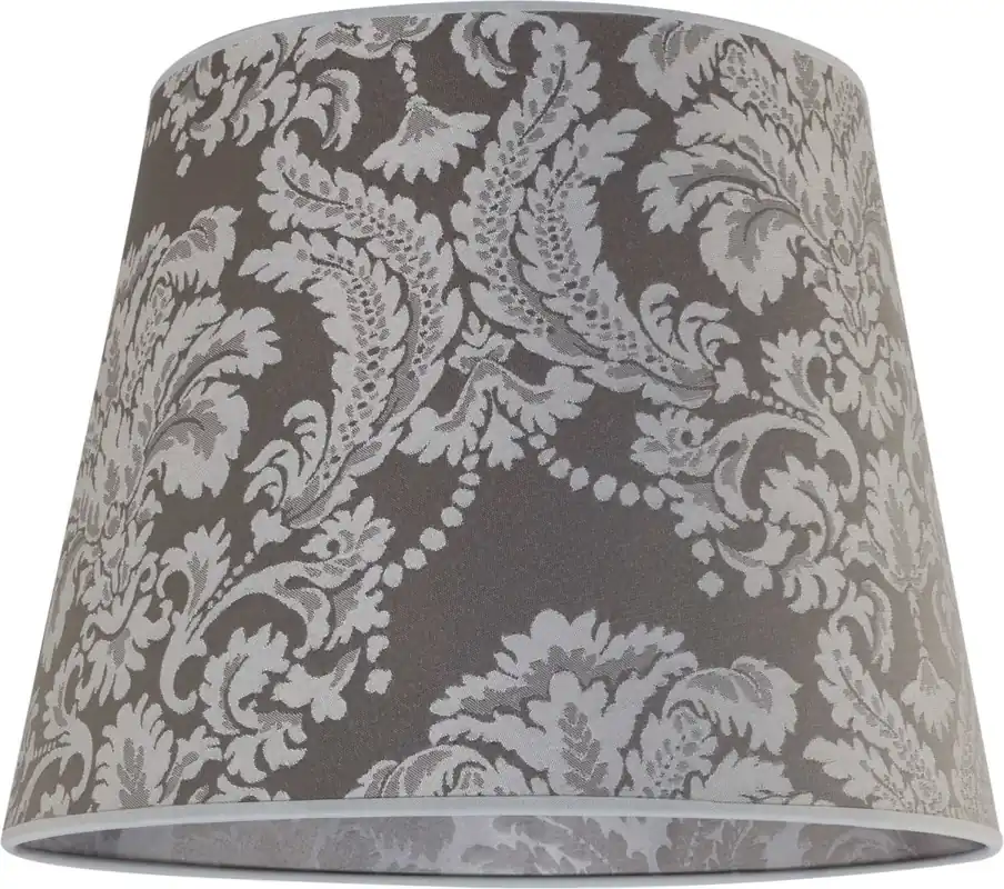Saisonangebot Lampenschirm Stoff Silber Muster E27 Pendelleuchte