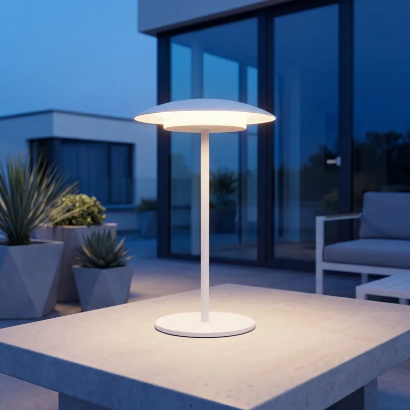 Akku Tischleuchte LED Touch Dimmer IP44 3000 K Tragbar Außen Heißes Angebot