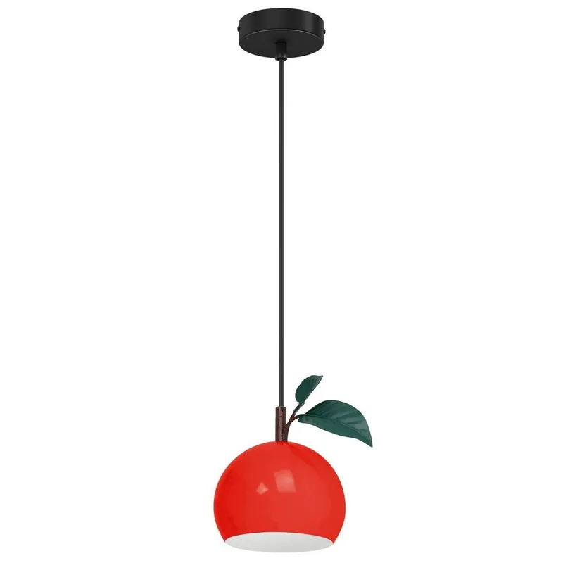 Deckenleuchte Kinderzimmer Apfel Ø 17 cm Metall Rot Online Kaufen