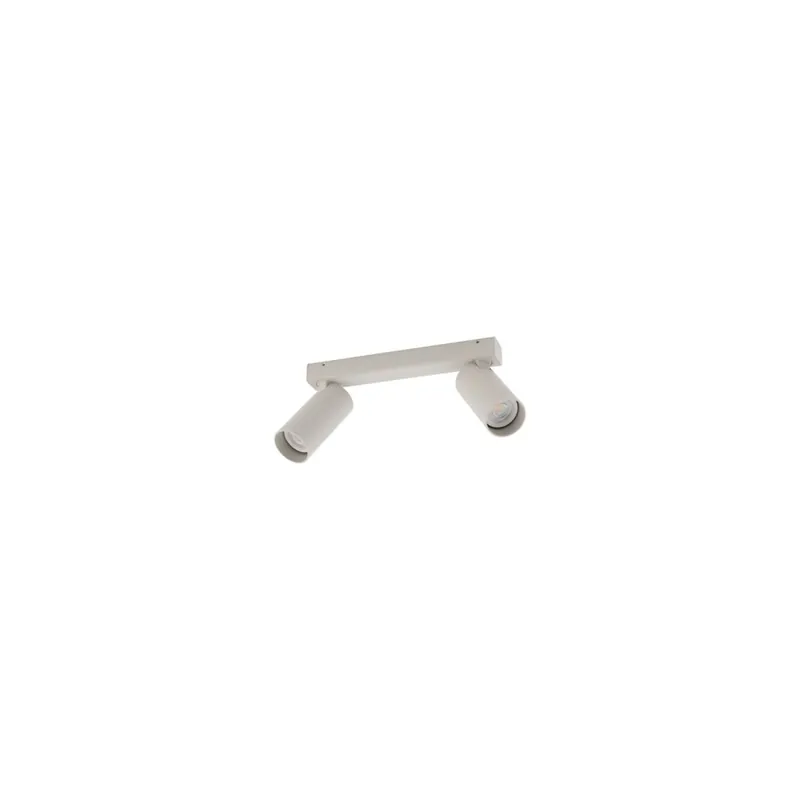 Angebot Deckenspot 2-flammig flexibel Aluminium Seidengrau GU10