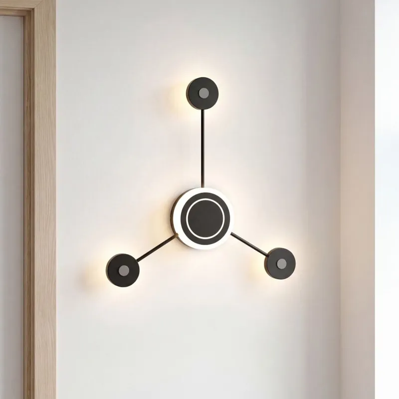 Knallerangebot LED Wandlampe indirekt dimmbar Schwarz 53 cm 18W 3000K