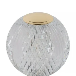 Direktkauf LED Akku Tischlampe dimmbar Gold 10,5 cm 3 h 3000 K