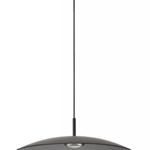 Beliebt Runde LED Hängelampe Rauchglas Ø60 cm 2700 K Industrial