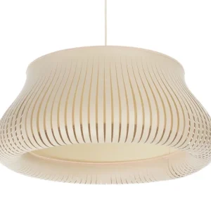 Hängelampe Beige E27 Ø30 cm rund blendarm gemütlich Super-Preis