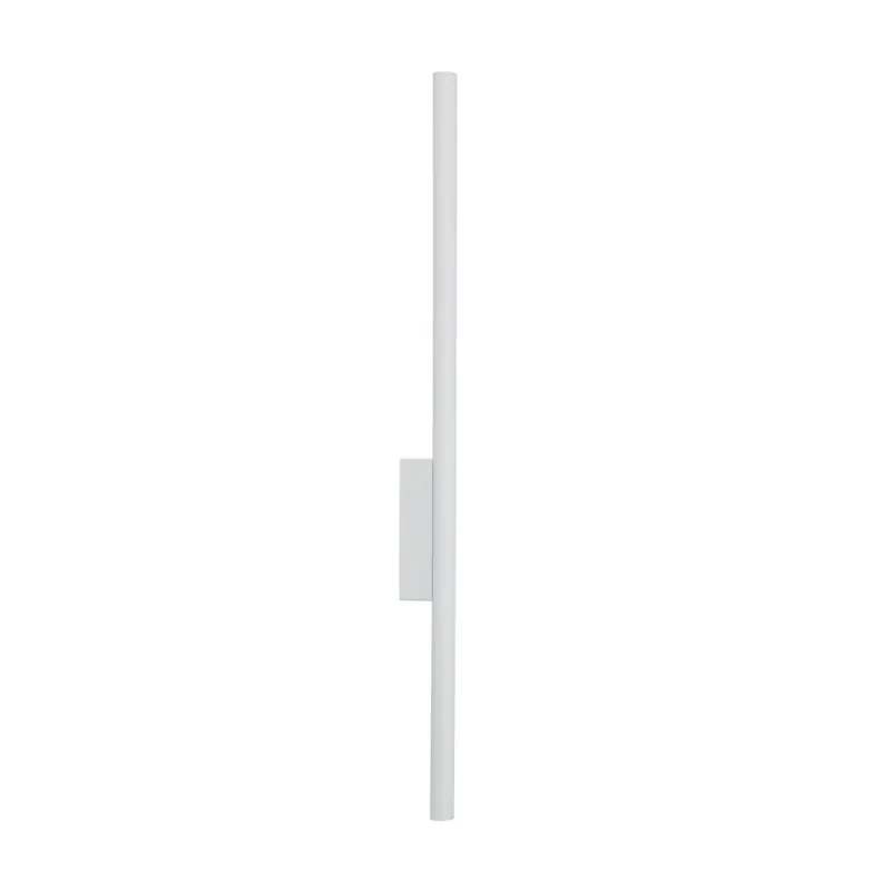 Aktuell Wandlampe Stahl Weiß G9 H:78 cm indirekt Modern
