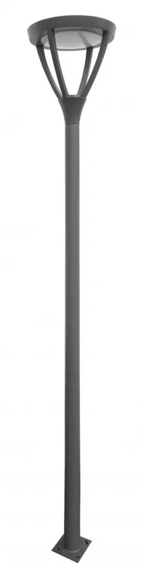 Angebot LED Mastleuchte Stahl Dunkelgrau 4000K IP65 H:318 cm