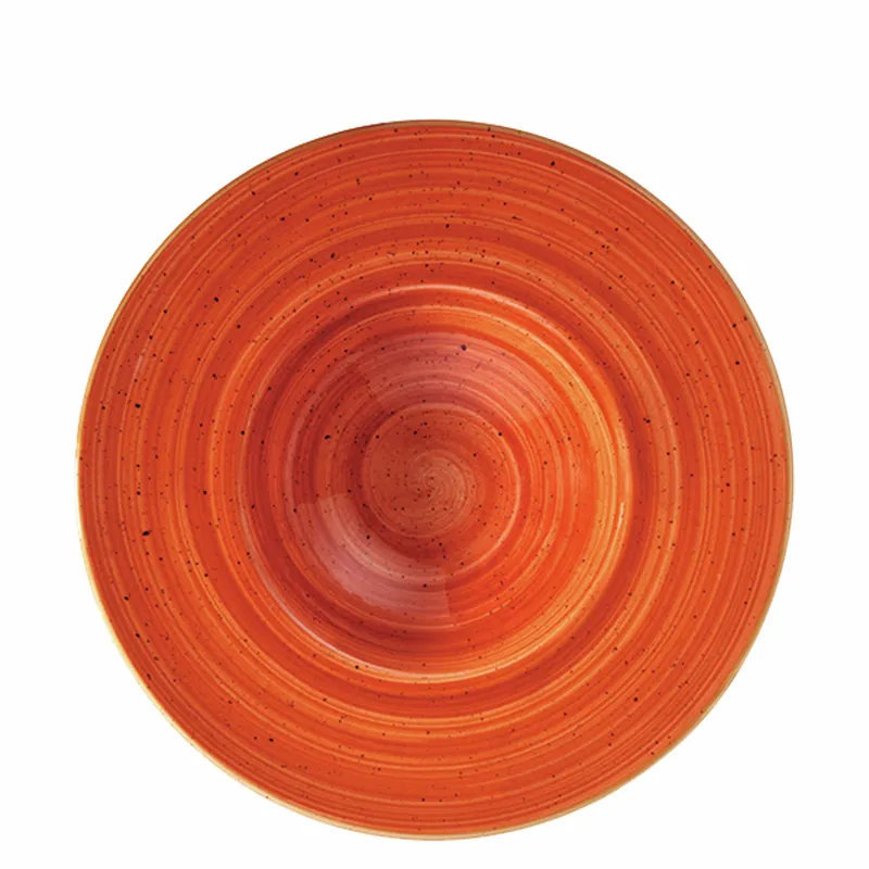 Geprüft Teller tief Banquet 280 mm / 0,40 l Aura Terracotta