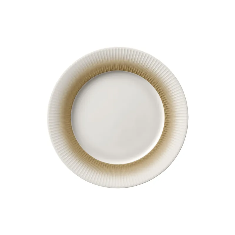 Preisreduziert Teller flach mit Fahne 213 mm Relief Fringe