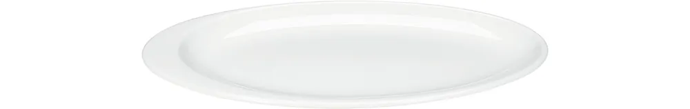 Markenprodukt Platte oval 226 x 106 mm weiß Canvas