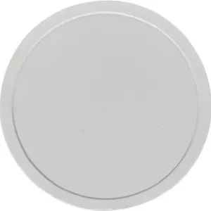 Deckel rund / flach 128 mm grau Must-Have
