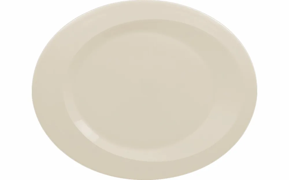 Highlight Teller oval 337 x 270 mm crème