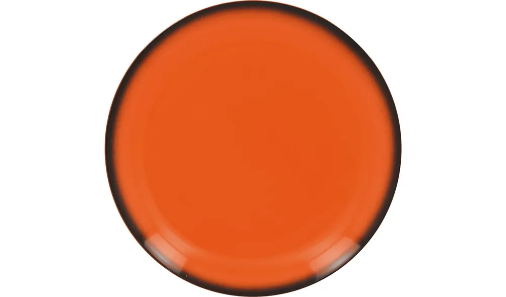 Coupteller flach 210 mm orange Lea Bestseller