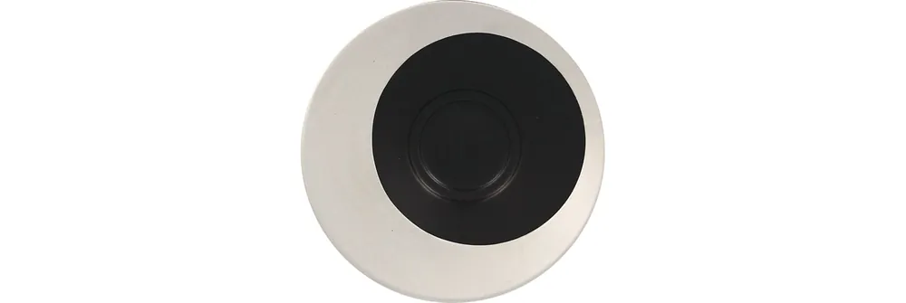 Untertasse 145 mm schwarz / silber Top-Seller