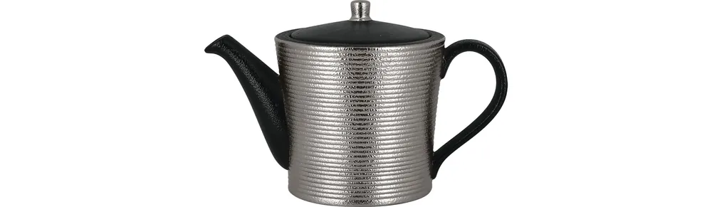 Teekanne mit Deckel 0,40 l silver Bestpreis