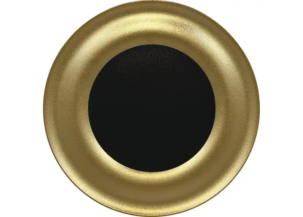 Teller flach 310 mm gold Rabatt