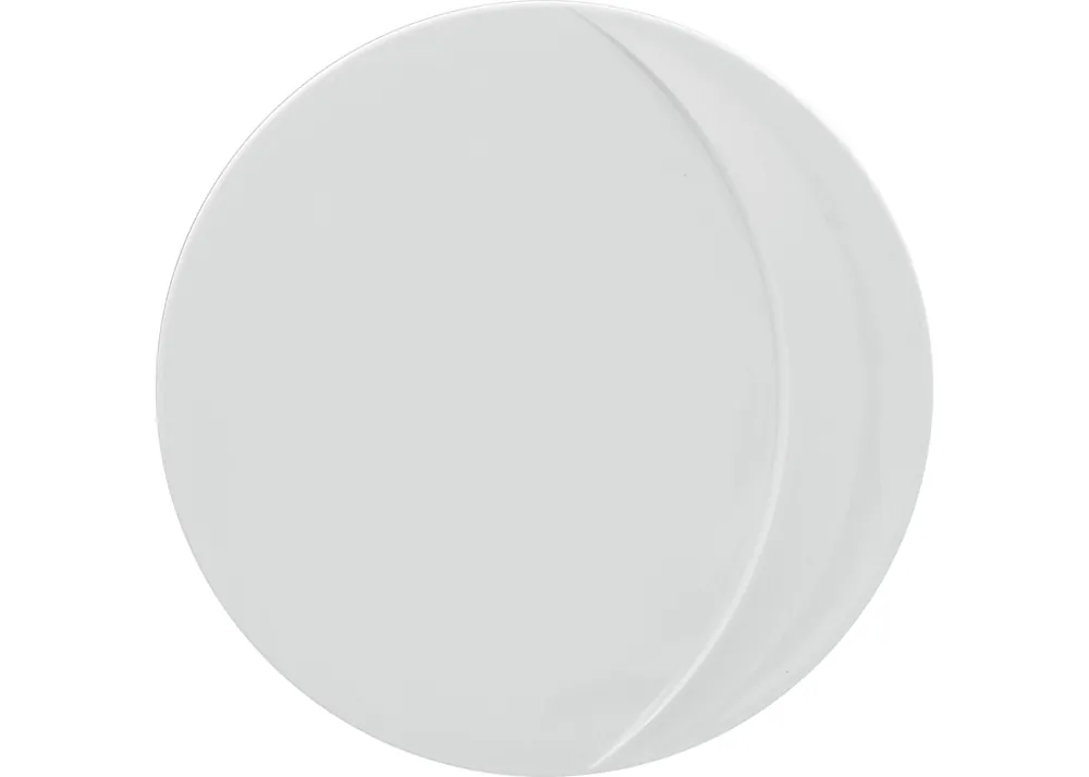 Teller flach 310 mm plain-white Moon Begrenztes Angebot