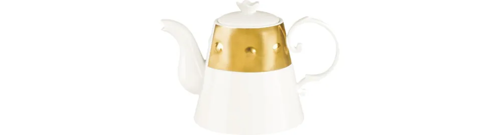 Direkt Vom Hersteller Teekanne mit Deckel Princess Golden 1,50 l crème Golden Ultra