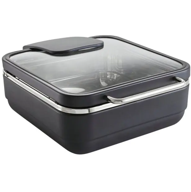 GN-Chafing Dish GN 2/3 Induction Plus / schwarz / silber Excellent Top-Seller