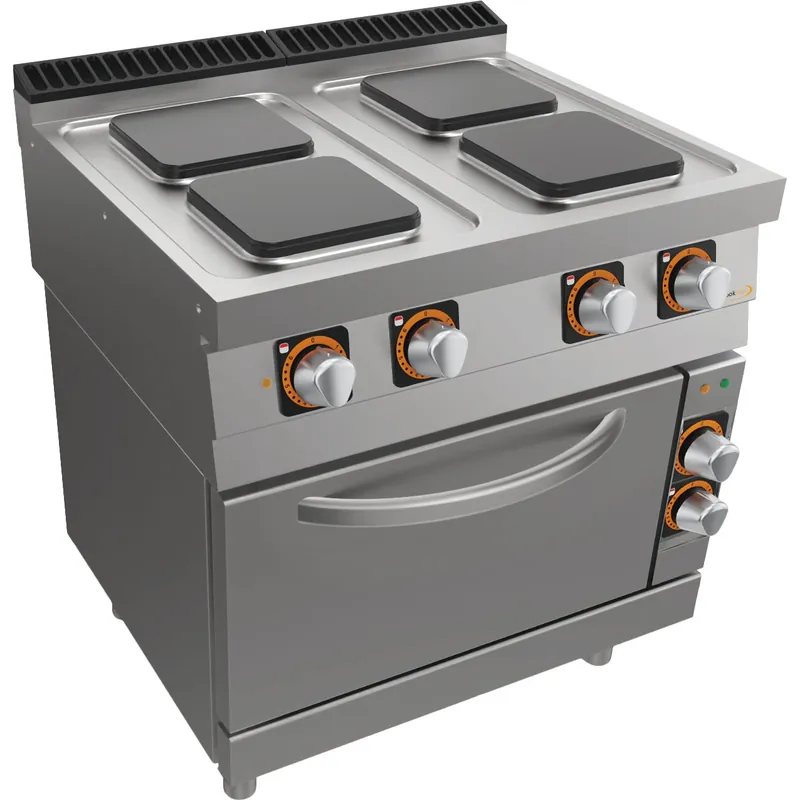 Rabatt Elektro-Herd, 4 Platten, mit Elektro-Backofen