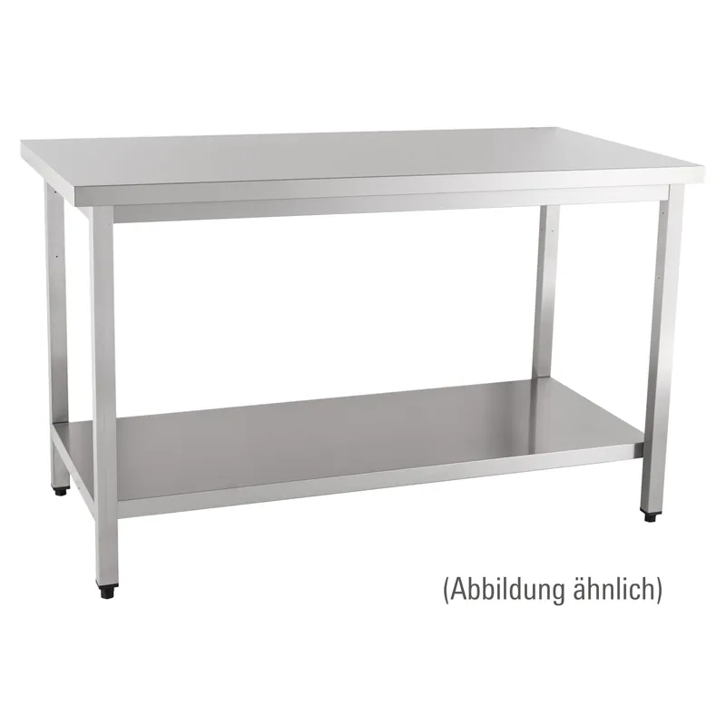 Jetzt Kaufen Arbeitstisch zur Selbstmontage mit Boden ohne Aufkantung 1200 x 700 x 850 mm