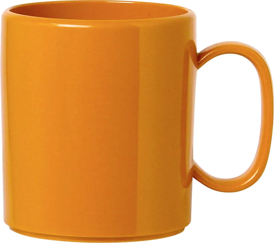 Super-Preis Becher mit Henkel "Colour" orange