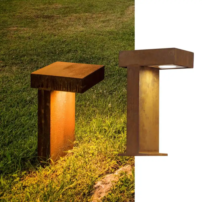 Echt Sockelleuchte Rusty Pathlight, GX53, IP44