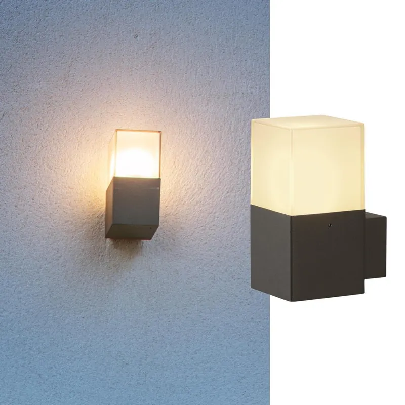 Super-Preis Wandleuchte Grafit, anthrazit, E27, max.11W, IP44
