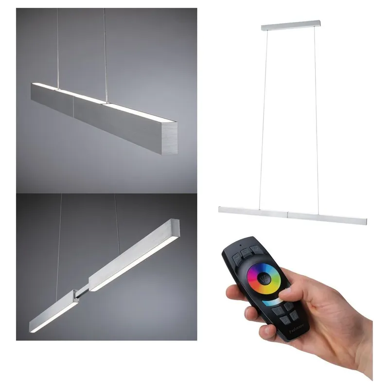Paulmann LED Pendelleuchte Aptare in Aluminium-gebürstet 18W 2500lm Top-Seller