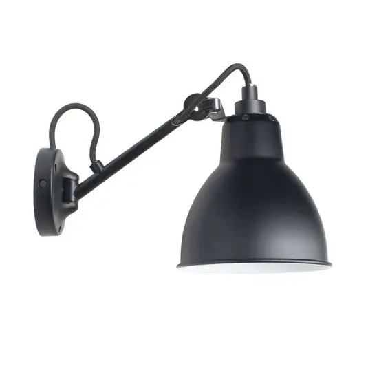 104 Wandleuchte Schwarz - Lampe Gras Markenware