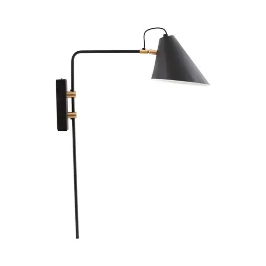 Ausverkauf Club Wandleuchten 22cm Schwarz - House Doctor