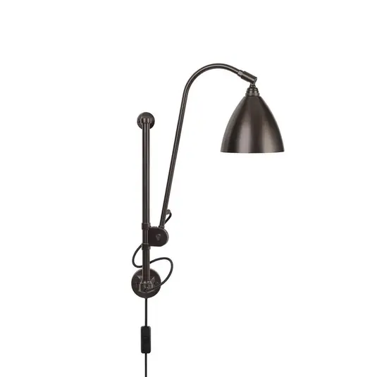 Bestlite BL5 Wandlampe, Ø 16 cm, schwarz/messing - GUBI Begrenztes Angebot