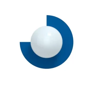 Finale Aktion Candy Big Circle 270 L Wandleuchte, blau - Swedish Ninja