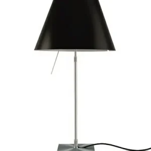 Costanza Tischleuchte Alu/Liquorice Black - Luceplan Direktkauf